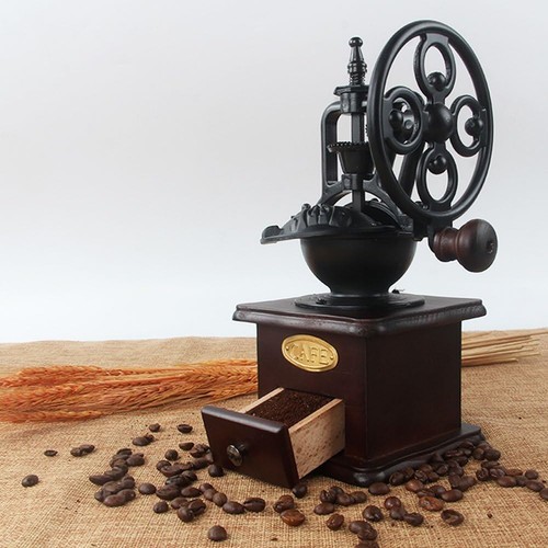 Manual coffee grinder - coffee, antique