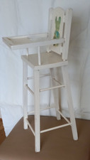 Vintage white dolls high chair