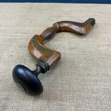 ANTIQUE BEECH & EBONY BRASS