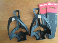 2x (pair of) Elite Rocko Carbon Water Bottle Cages Matt Black for bike bicycle