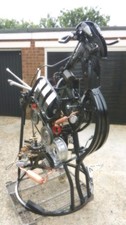 Quirky Large  mechanical Sculpture. Made mainly of Motorbike/ car parts. 