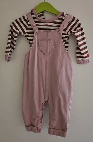 Girls heart dungarees top - dungarees&, age