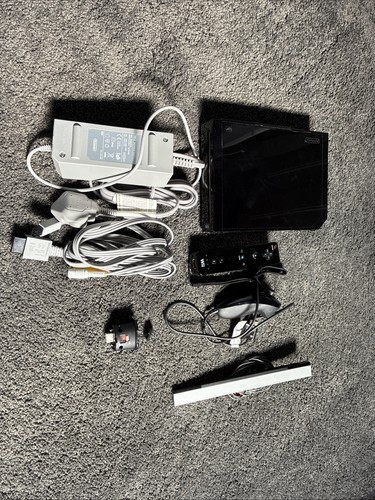 Nintendo wii black rvl 001 - wii, rvl-001