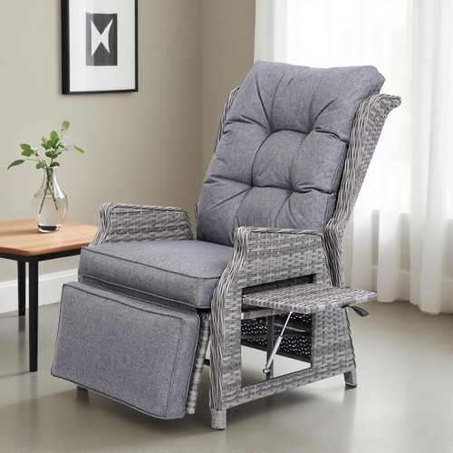 Rattan reclining garden - rattan,