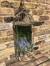 Garden Mirror Green Cage