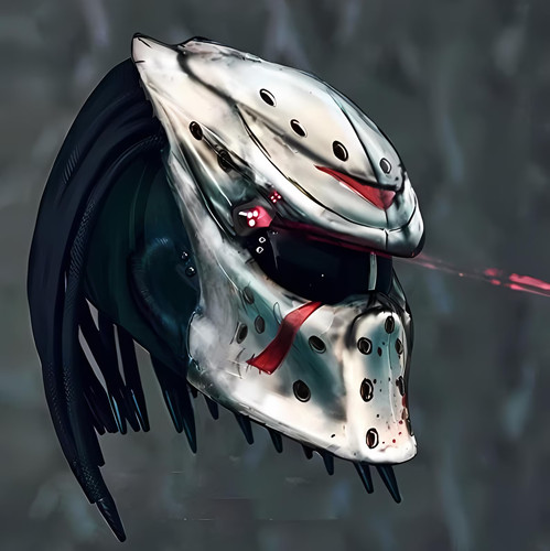 Predator motorcyle helmet - predator,