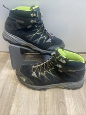 Men’s Black and Yellow The North Face Terra Goretex Hiking Walking Boots Size 9