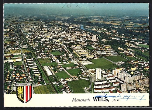 Wels partial view with street - wels,,