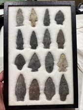 16 GUARANTEED Authentic Arrowheads Native American Points Artifacts PA Lot