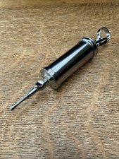 Antique Vintage Médical Surgical Ear Syringe Chrome Plated Brass
