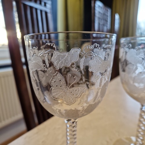 Antique victorian pair wine - pair,