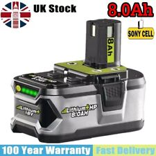 18V 8.0Ah For RYOBI P108 One+Plus High Capacity Battery 18Volt Lithium-Ion LED