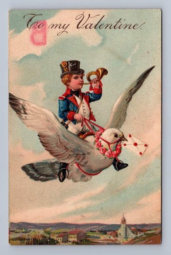 Boy riding giant carrier - boy,