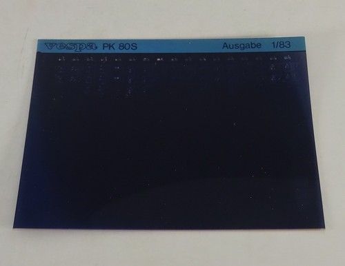 Microfiche spare parts catalog - microfiche,