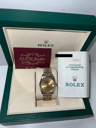 Rolex datejust champagne men - champagne, men's
