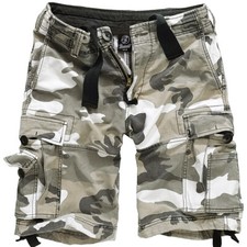 Brandit Vintage Classic Mens Army Military Cargo Combat Shorts Cotton Urban Camo