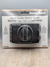 Radio Shack 2-Way Stereo Speaker Selector Switch For Two Pair Of Speakers