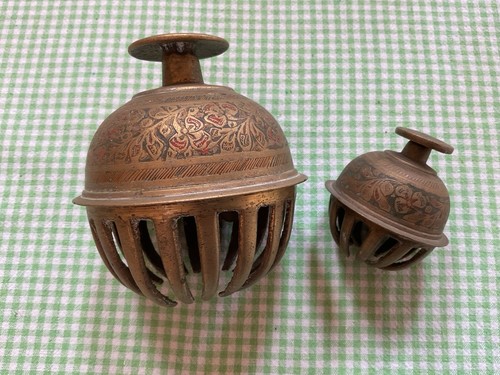 Vintage brass glow temple - 2,