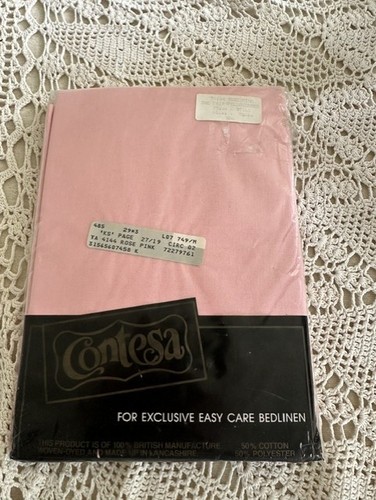 Vintage pink pillowcase - vintage,