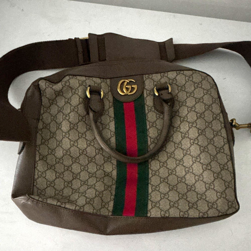 Gucci logo monogram canvas - gucci,