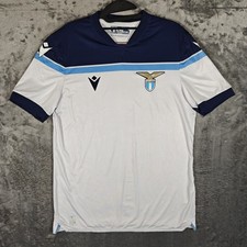 Lazio 2021/2022 Away Football Shirt Macron L Large Genuine