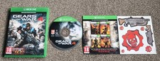 Gears of War 4 (Microsoft Xbox One, 2016) Game PAL GOW Four with Sticker Set