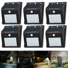 6Pack Solar Sensor LED Flood