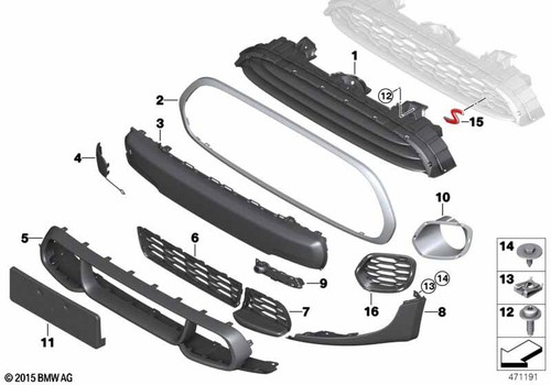 Mini genuine right driver side - genuine,