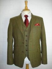 Olive Green 3 Piece Men's Suit