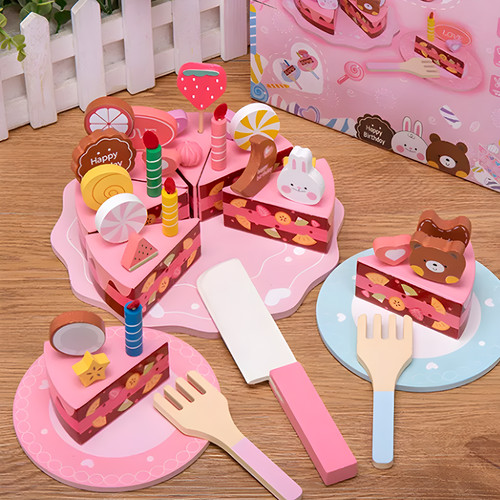 Rls wooden toy cake - rls,