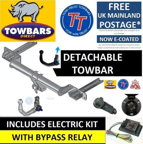 Detachable towbar for - , vauxhall