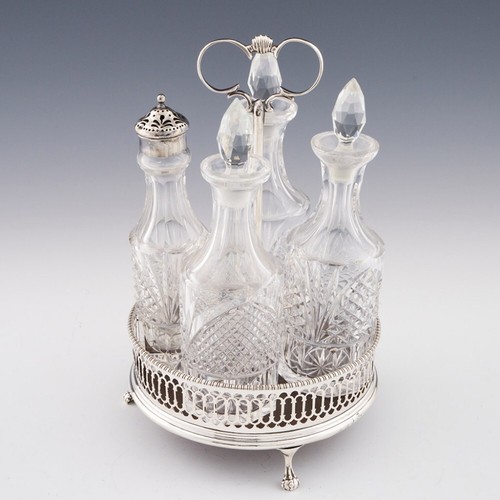 Georgian sterling silver cruet - silver,