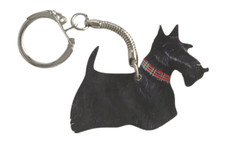 Scottish Terrier Keyring - Scottish Terriers - Scottie Dog Scottie Dogs P11-K