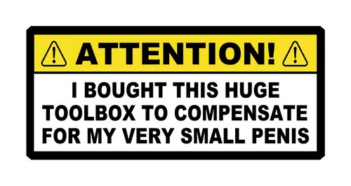 Tool chest box sticker - tool,