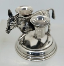 Vintage Solid Silver Donkey