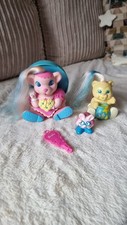 Keepers Tonka Toys 1980's  Bonnie Brella Bear & Baby Bear Brush Key And Finder