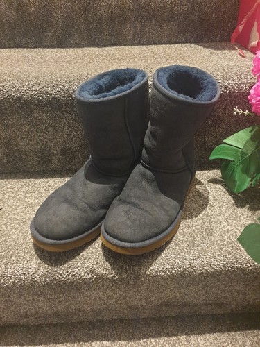 Ugg blue boots - size, 6.5