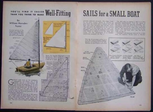 Mainsail making 1939 howto - making,