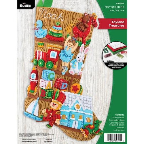 Bucilla felt christmas - 18",