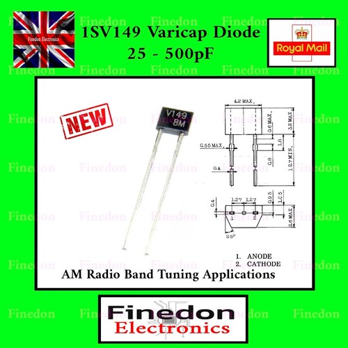 1sv149 500pf hf - 25-500pf, am