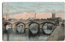 Worcester Bridge and Cathedral