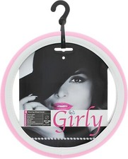 Pink & White Car Steering