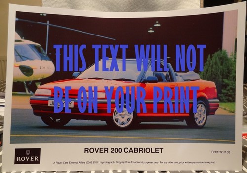 Rover cabriolet poster of - a3,