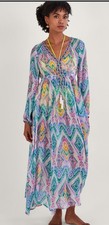 Monsoon Rainbow Ikat Dress