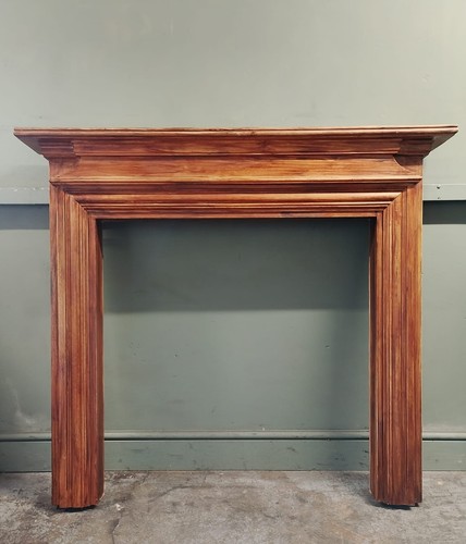 Beautiful wooden fireplace - ,