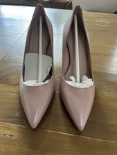 NEW Ted Baker Alysse Leather Dusky Pink Court Heel Shoes UK 4.5 EUR 37.5