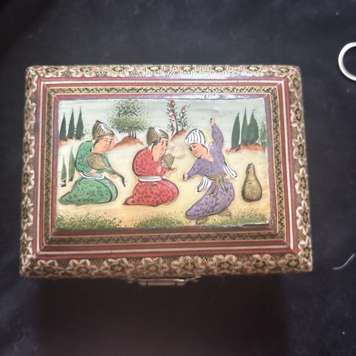 Persian khatam marquetry wood - persian,