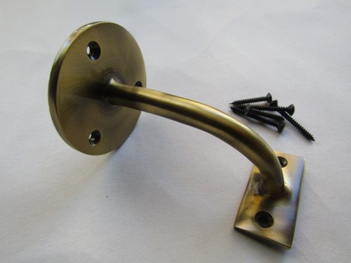Antique brass stair - stair, bannister