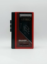 Sharp - Vintage 90's Portable Cassette Tape Player AM-FM Radio - JC-126(R)