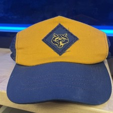 Boy Scout Cub Scouts Wolf Hat Cap Adjustable Snapback Vintage